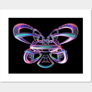 Rainbow Butterfly Posters and Art